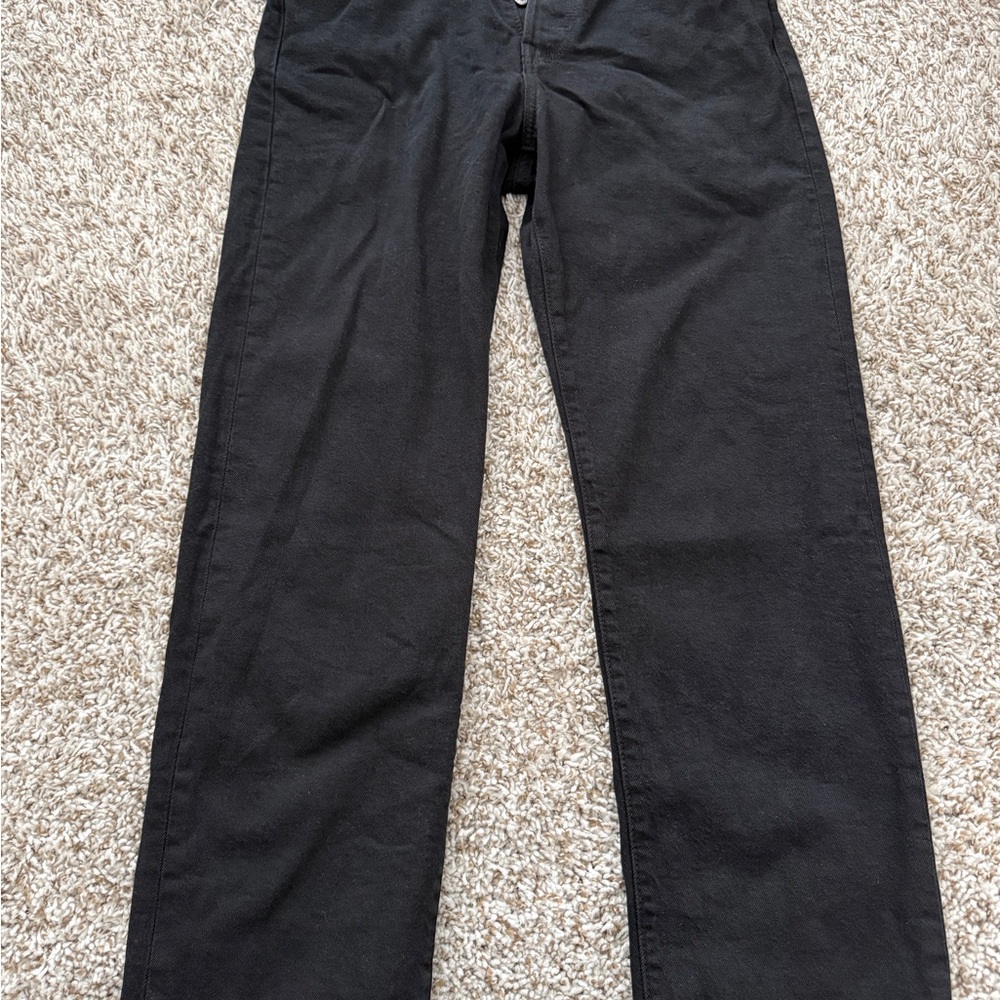 Levi's Black wedgie straight 28x28